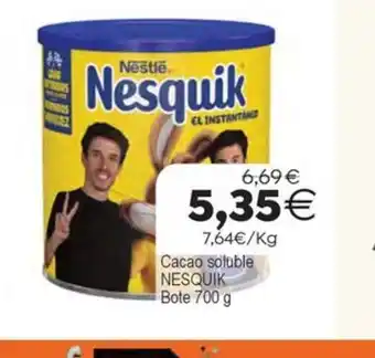 Plenus Supermercados NESQUIK Cacao soluble oferta