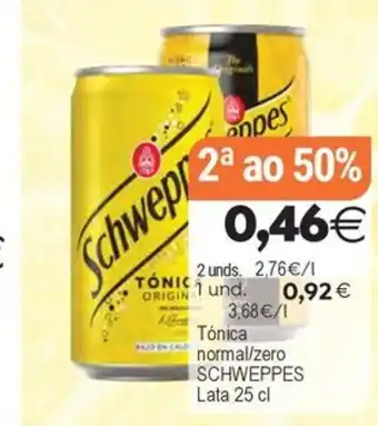 Plenus Supermercados SCHWEPPES Tónica normal/zero oferta