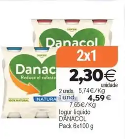 Plenus Supermercados DANACOL logur liquido oferta