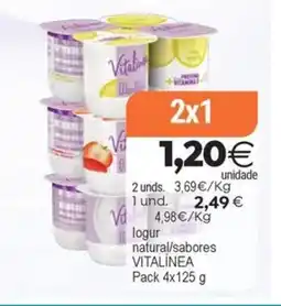 Plenus Supermercados VITALÍNEA Iogur natural/sabores oferta