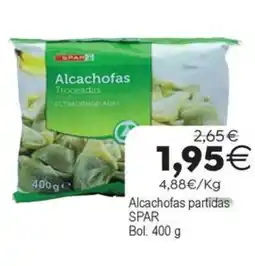 Plenus Supermercados SPAR Alcachofas partidas oferta