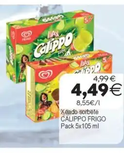 Plenus Supermercados CALIPPO FRIGO Xeado sorbete oferta
