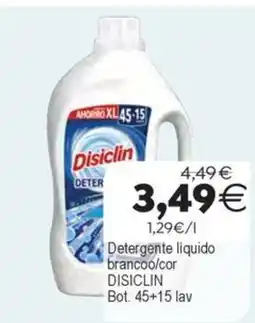 Plenus Supermercados DISICLIN Detergente liquido brancoolcor oferta