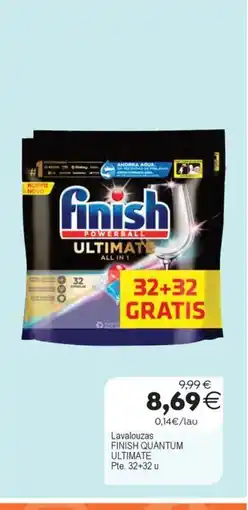 Plenus Supermercados FINISH QUANTUM ULTIMATE Lavalouzas oferta