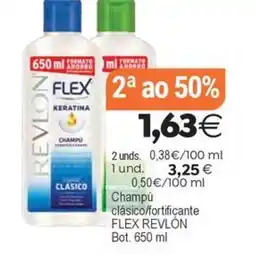 Plenus Supermercados REVLON Champú clásico/fortificante flex oferta