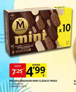 Supermercados MAS MAGNUM Helado mini clásico frigo oferta