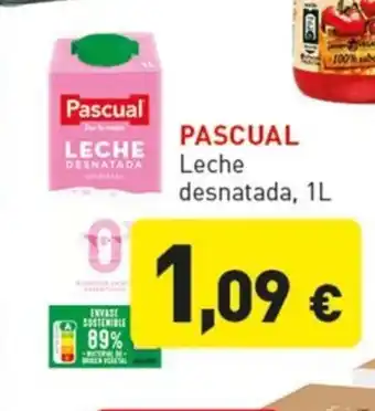Hiperber PASCUAL Leche desnatada oferta