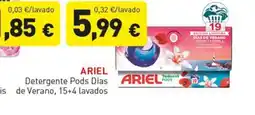 Hiperber ARIEL Detergente Pods Días de Verano, 15+4 lavados oferta