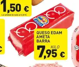 Hiperber Queso edam ameta barra oferta