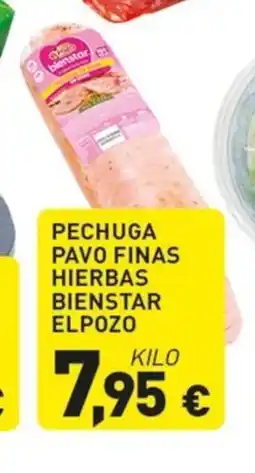 Hiperber ELPOZO Pechuga pavo finas hierbas bienstar oferta