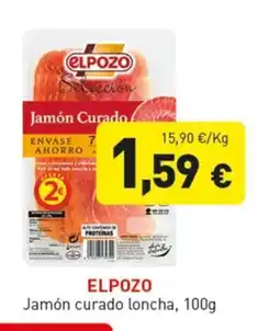 Hiperber ELPOZO Jamón curado loncha oferta