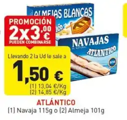 Hiperber ATLÁNTICO Navaja o Almeja oferta