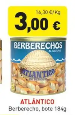Hiperber ATLÁNTICO Berberecho, bote oferta