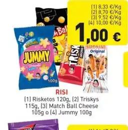 Hiperber RISI Risketos Triskys Math Ball Cheese Jummy oferta