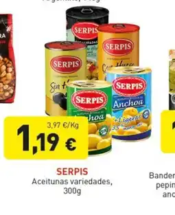Hiperber SERPIS Aceitunas variedades oferta