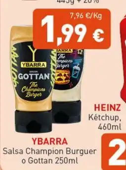 Hiperber YBARRA Salsa Champion Burguer o Gottan oferta