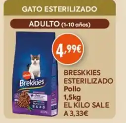 Hiperber BREKKIES Esterilizado pollo oferta