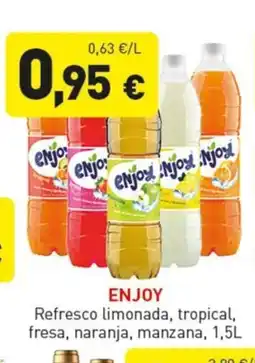 Hiperber ENJOY Refresco limonada, tropical, fresa, naranja, manzana oferta