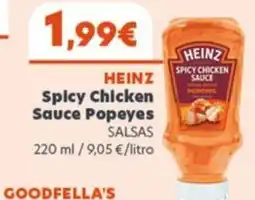 Hiperber HEINZ Spicy Chicken Sauce Popeyes Salsas oferta