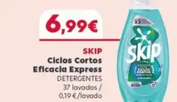 Hiperber SKIP Ciclos Cortos Eficacia Express Detergentes oferta