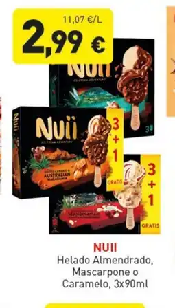 Hiperber NUII Helado Almendrado, Mascarpone o Caramelo oferta