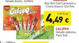 Hiperber CALIPPO Helado sabores, Pack 5ud oferta