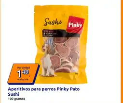 Action Aperitivos para perros Pinky Pato Sushi oferta