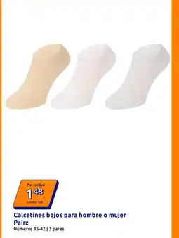 Action Calcetines bajos para hombre o mujer Pairz oferta