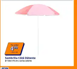 Action Sombrilla Côté Détente oferta
