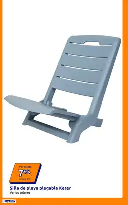 Action Silla de playa plegable Keter oferta
