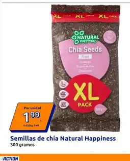 Action Semillas de chía Natural Happiness oferta