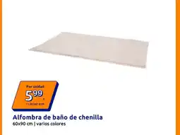 Action Alfombra de baño de chenilla oferta