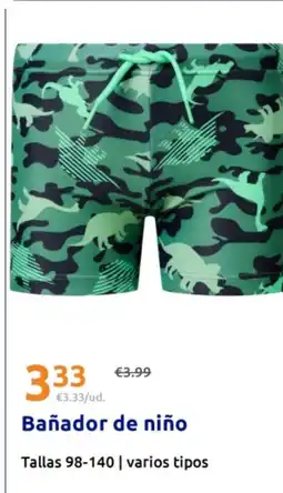 Action Bañador de niño oferta