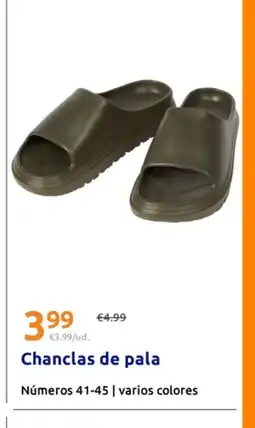 Action Chanclas de pala oferta