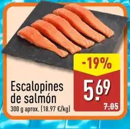 ALDI Escalopines de salmón oferta