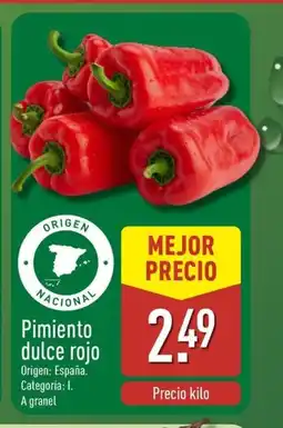 ALDI Pimiento dulce rojo oferta