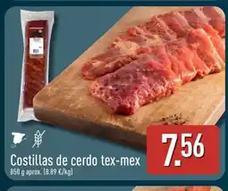 ALDI Costillas de cerdo tex-mex oferta