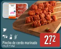 ALDI Pincho de cerdo marinado oferta