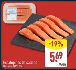 ALDI Escalopines de salmón oferta