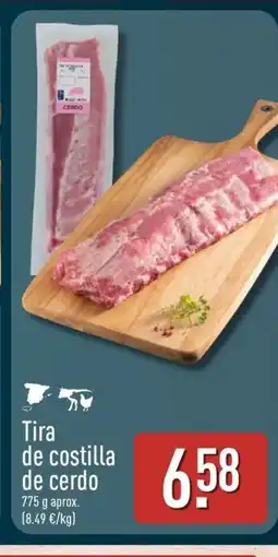 ALDI Tira de costilla de cerdo oferta