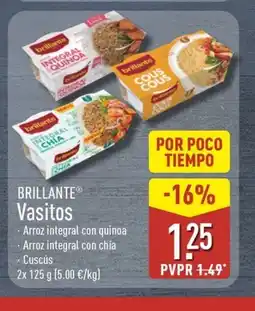 ALDI BRILLANTE Vasitos oferta