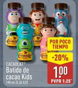 ALDI CACAOLAT Batido de cacao Kids oferta