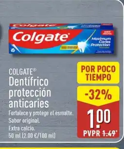 ALDI COLGATE Dentifrico protección anticaries oferta