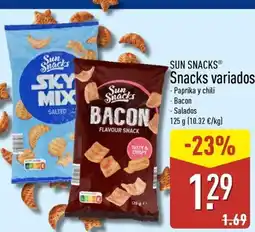 ALDI SUN SNACKS Snacks variados oferta
