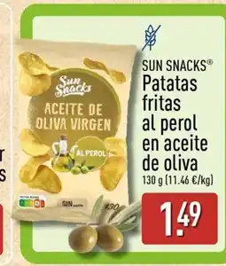 ALDI SUN SNACKS Patatas fritas al perol en aceite de oliva oferta