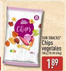 ALDI SUN SNACKS Chips vegetales oferta