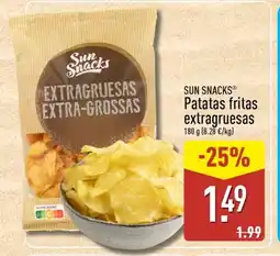 ALDI SUN SNACKS Patatas fritas extragruesas oferta