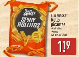 ALDI SUN SNACKS Rolls picantes oferta