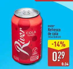 ALDI RIVER Refresco de cola oferta