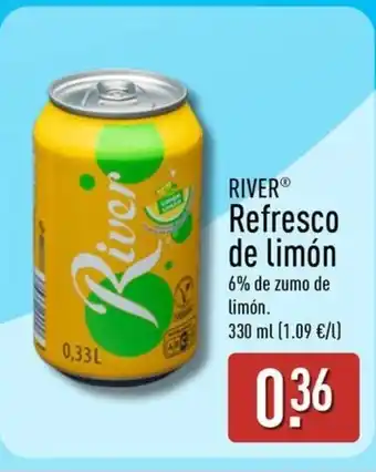 ALDI RIVER Refresco de limón oferta